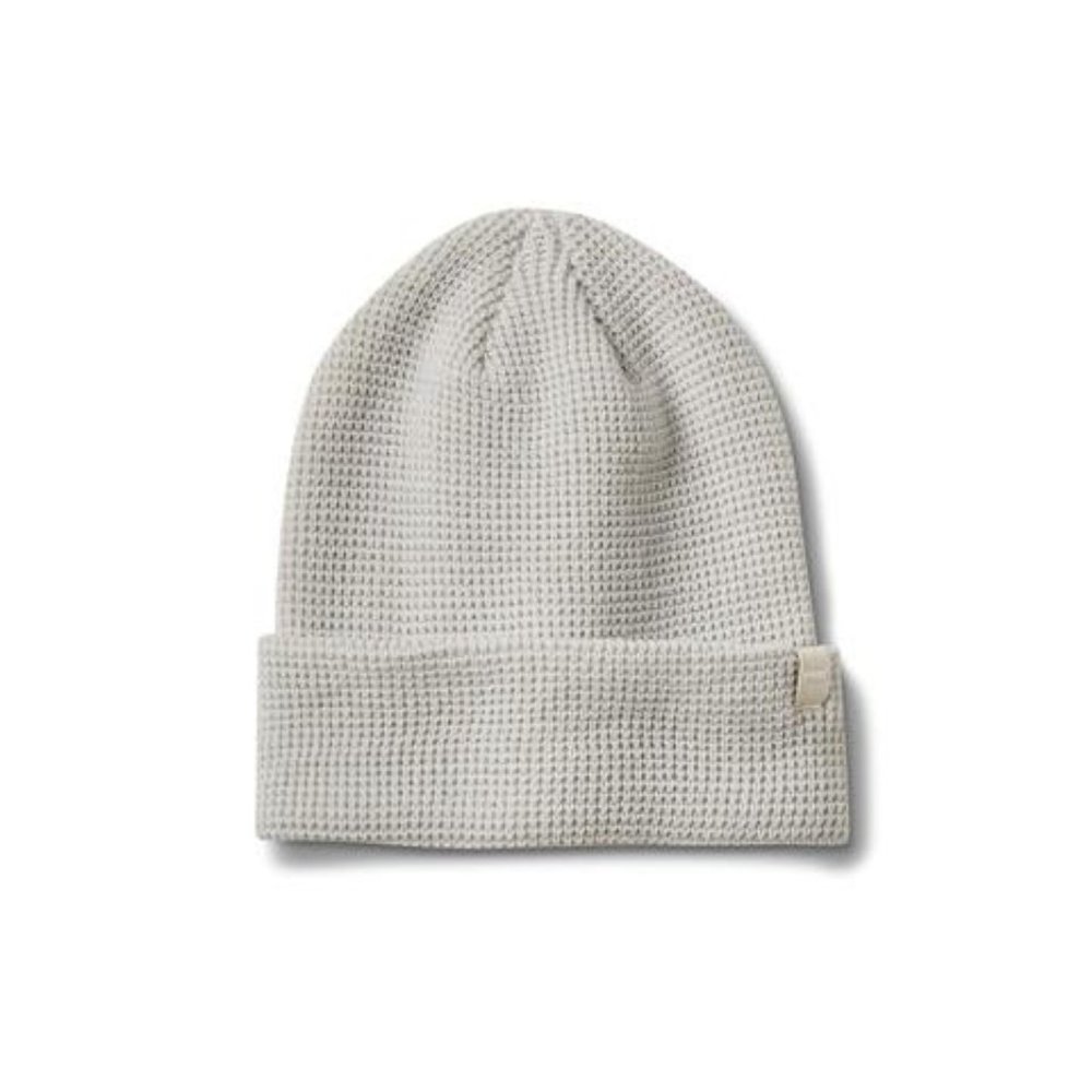 Vuori Waffle Beanie, Light gray/silver, One Size, Brand New in bag